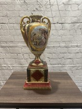 Antique Hand Painted Royal Vienna Porcelain Urn picture