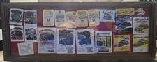 NSRA Street Rod Nationals Gold Dash Plaque's and authentic decals in display picture