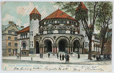 Vintage 1905 Yale University Osborn Hall New Haven CT Postcard Raphael Tuck picture