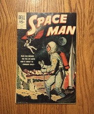 Dell Space Man Comic Book Single Issue Silver Age (1956-69) Color 15¢ picture