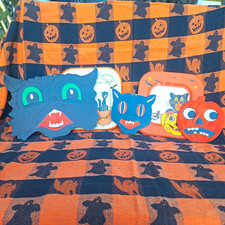 H. E. Luhrs Vintage Halloween Die Cuts Lot picture
