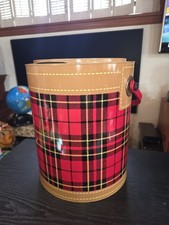 Vintage 1950s 4 Gal. Hamilton Skotch Kooler Plaid Insulated Picnic Cooler picture