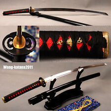 40'' Clay Tempered Folded T10 Steel Handmade Katana Japanese Samurai Sharp Sword picture