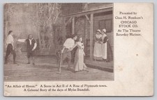 Myles Standish Play Postcard