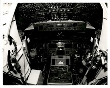 LG19 1980 Original Official NASA Photo SPACE SHUTTLE COLUMBIA COCKPIT CONTROLS picture