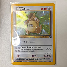 Pokémon 1999 Jungle Kangaskhan Holo Card 5/64 English Wizards Arita picture