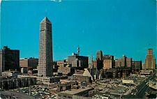Minneapolis Minnesota City Skyline MO pm 1951 Postcard picture