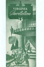 Vintage VIRGINIA INVITATION Advertising Pamphlet For FRESH START Stop at a HOTEL picture