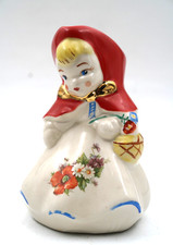Vintage Hull Little Red Riding Hood 8” Milk-Water Pitcher picture