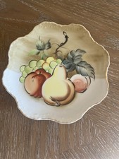 Vintage Hand Painted Fruit Ceramic Wall Plate Lefton China picture
