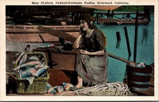 Mary Pickford Hollywood California Postcard Tess of the Storm Country Radiophone picture