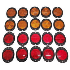 10 Sets - RED & Amber Military REFLECTOR 12342500-1 12342500-2 M998 HMMWV picture