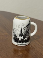 Vintage Lauterbrunnen Switzerland Mini Mug Souvenir – Oetlinger Sevelen Suisse picture