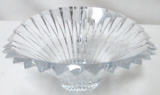 Mikasa Excelsior Flair Crystal Bowl Heavy Brilliant glass Centerpiece NWT NEW picture
