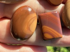 Bruneau Jasper Cabochon Collection- 5 OLD STOCK pieces picture