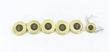 Vintage Versace Gianni Medusa Gold Buttons (5) Measuring 29mm & 1 Measuring 19mm picture