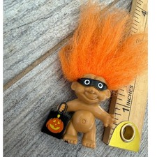 Russ Halloween Troll Doll Pin Dave Hester Signed Storage Wars Vintage Orange 90s picture