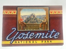 1930-40's Yosemite National Park Picture Book w/ 32 Pictures * picture