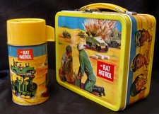 Vintage RAT PATROL Lunchbox & Thermos - WWII TV Drama (1967) C-8.5/9.0 Minty picture