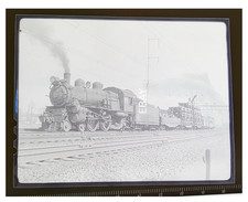 1947 Pennsylvania RR Wire Train Maryland Div #1002 Eddystone PA Photo Negative picture