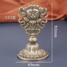 Brass Tibetan Nepalese Eight Auspicious Symbols Ritual Tool Tibetan Style Decor picture