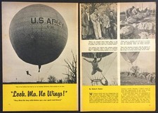 Balloon Club of America 1955 pictorial Don Piccard U.S. Army Balloons picture