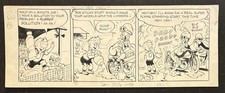 FILM FUN 1953 ORIGINAL COMIC STRIP - DEED A DAY DANNY by HUGH McNEILL picture