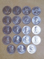 Coins Shell's Mr. President Coin Game Lot of 19 Washington Roosevelt Lincoln picture