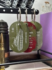 T-80 Tank Keychain | Authentic Tank Metal | Handcrafted in Ukraine picture