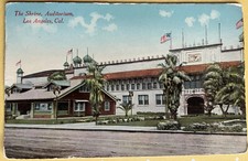 Los Angeles Shrine Auditorium c1910 Vintage Postcard California picture
