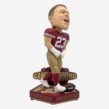 Christian McCaffrey San Francisco 49ers Playoff Winning Touchdown Bobblehead picture