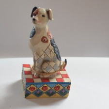 Jim Shore Terry Dog Figurine 2005 Heartwood Creek Enesco Terrier Puppy Tagged picture