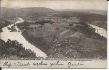 1905 JOHN GUIDER WHITE HOUSE READING PA TO RHOADES HALFWAY HOUSE POTTSTOWN PENNA picture