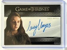 Lucy Hayes, Valyrian Steel Autograph, Game of Thrones, Legends of the Realm picture
