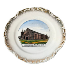 ARMOURIES - WINDSOR ONTARIO CANADA Souvenir China TRINKET DISH PLATE picture