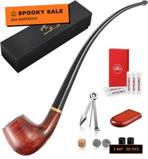 Tobacco Pipe Smoking Pipe Rosewood Exquisite Handcrafted Churchwarden Tobacco Pi picture