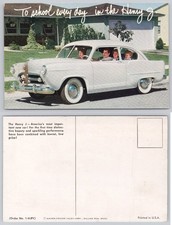 Vintage Henry J Car Postcard 1950s Kaiser-Frazer Willow Run MI Auto Ad picture