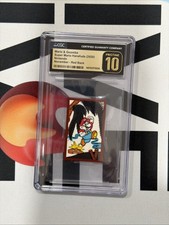 2020 SUPER MARIO HANAFUDA MARIO & GOOMBA CGC 10 PRISTINE RED BACK picture