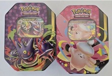 Mega Gengar ex & Mega Clefable ex Moonlit Tins - Pokemon TCG NEW & SEALED picture