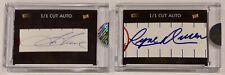 2020 The Bar Pieces Of The Past Tom Tresh / Ryan Duren Cut Auto Lot Yankees picture