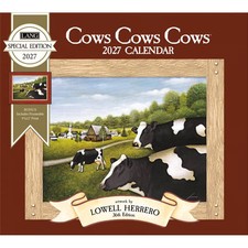 Lang Brands, Cows Cows Cows Special Edition 2027 Wall Calendar by Lowell Herrer picture