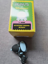 Whatever Peanuts Sherbet Spring Snoopy Phone Buddy Blind Box- Black w/blue picture
