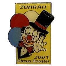 2001 Circus Booster Zuhrah Shrine Masonic Shriner Freemason Lapel Hat Pin picture