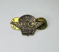 LADIES OF HARLEY DAVIDSON OWNERS GROUP HOG LOH 2012 VEST JACKET HAT PIN picture
