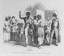 1860 Slave Father Sold Away from Family African American Slave Family Scene picture