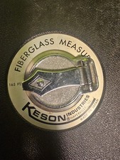 165 Foot Fiberglass Tape Measure Tools Tested Made Vintage Keson Industries picture
