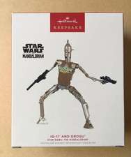 ~ Star Wars Hallmake Keepsake ~ IG-11 and Grogu Christmas Ornament ~ picture