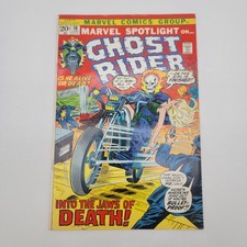 VTG Marvel Comic Vol 1 #10 June 1973 Marvel Spotlight on GHOST RIDER Witch Woman picture