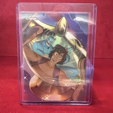 Topps 2026 Disney Chrome Disney Reflections R-1 Genie and Aladdin Card picture