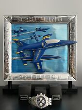 Breitling Watch Store Dealer Display vintage 3 D airplane pilot picture